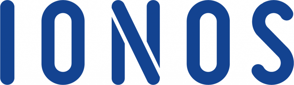 Ionos Logo webspace hosting Affiliate Link
