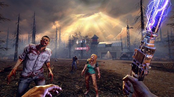 7daystodie Zombies und Elektro Schlagstock